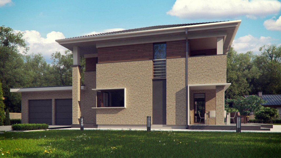 Строительство частных двухэтажны домов в Краснодаре