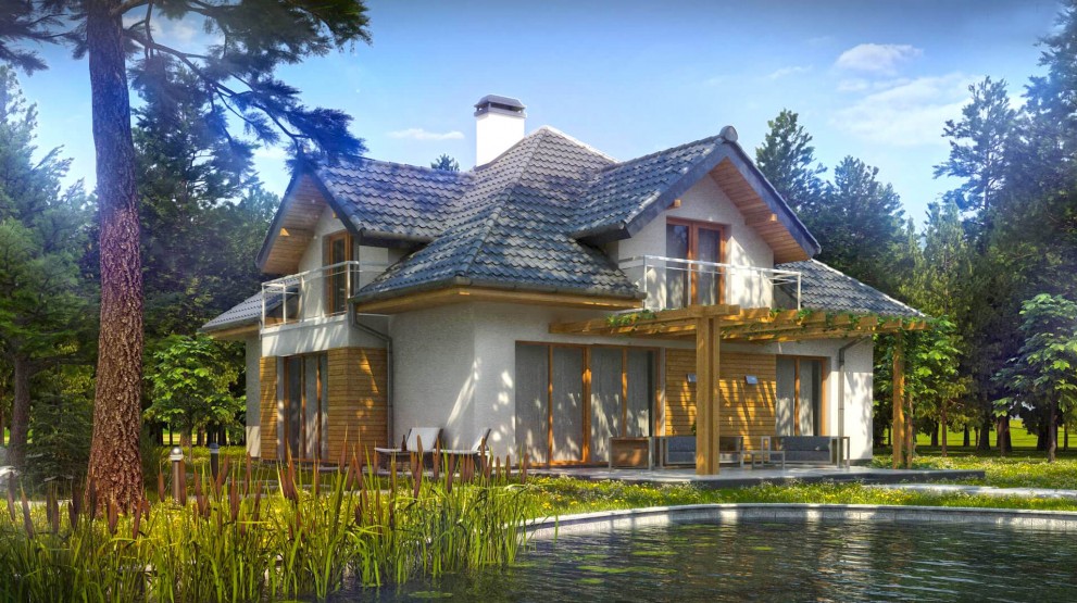 Проектирование и строительство частных домов Краснодар - проект 251.Проект загородного дома 251 кв.м.